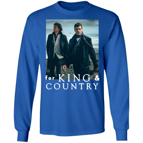 For king and country burn the ships t shirt