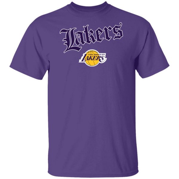 Old English Los Angeles Lakers Hoodie Sweatshirt