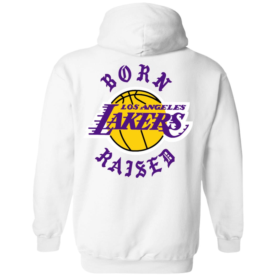 Los Angeles Lakers White Hoodie 