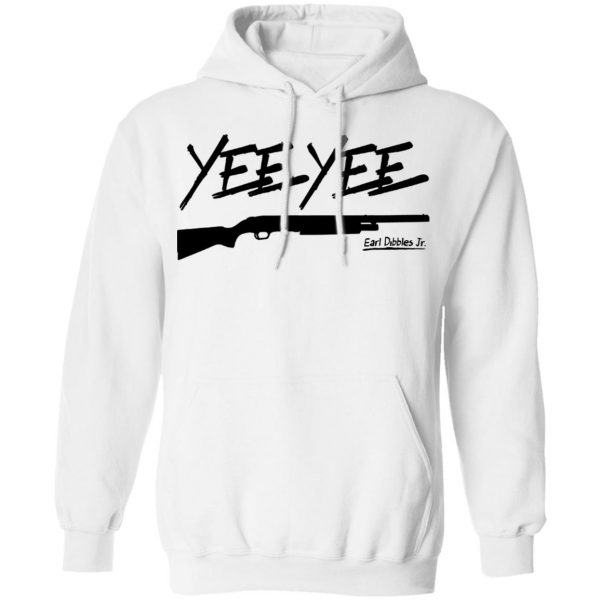 Yee yee white hoodie