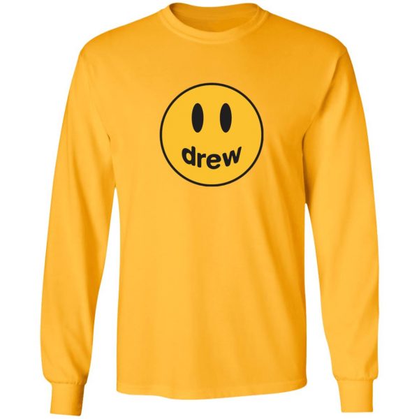 Drew house justin bieber gold hoodie sweatshirt