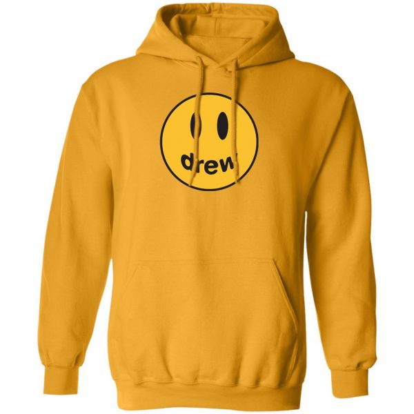Drew house justin bieber gold hoodie sweatshirt