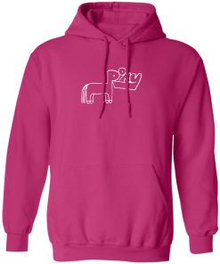 Rex orange county merch pony pink hoodie