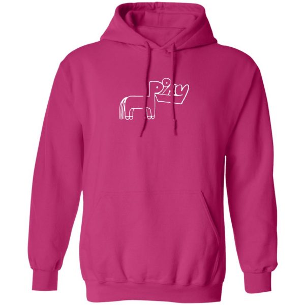 Rex orange county merch pony pink hoodie