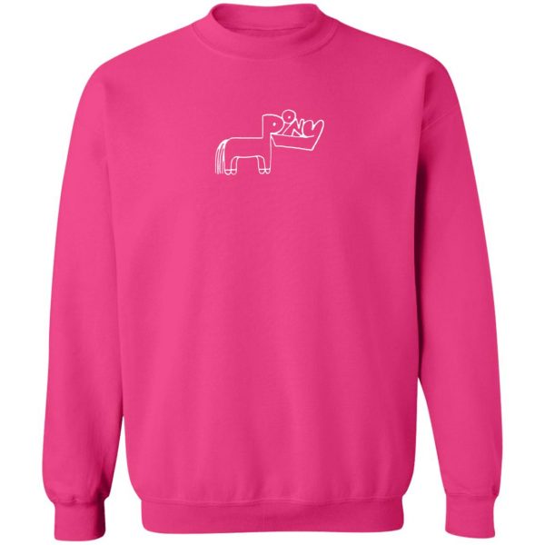 Rex orange county merch pony pink hoodie