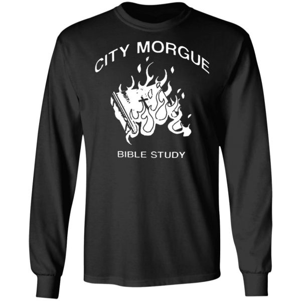 City Morgue Merch Books Burn Easy Black T-Shirt