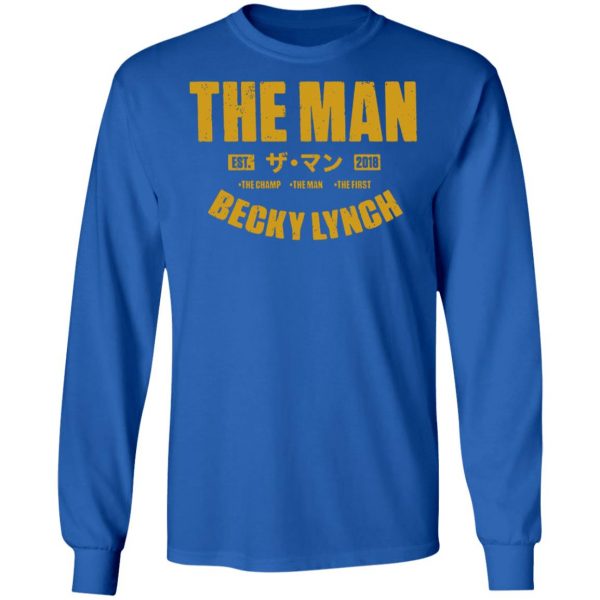 Becky Lynch The Man Est 2018 Pullover Hoodie Sweatshirt