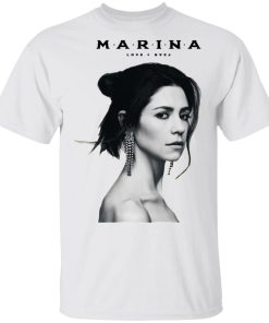 Marina Merch Photo Love Fear UK 2019 Tour T-Shirt White