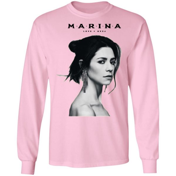 Marina Merch Photo Love Fear UK 2019 Tour T-Shirt White