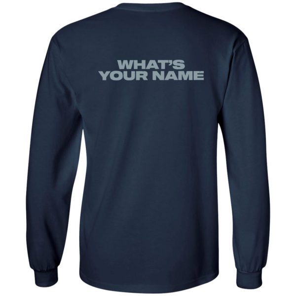 Niall Horan Merch What’s Your Name Navy Longsleeve