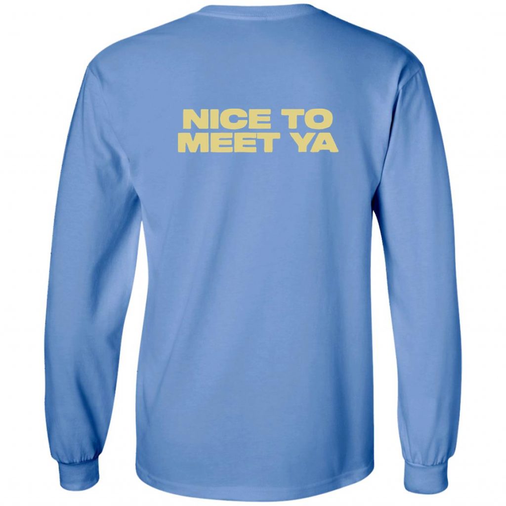 Niall Horan Merch Nice To Meet Ya Grey Hoodie