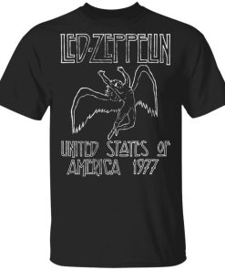 Led Zeppelin United States Of America 1977 T-Shirt