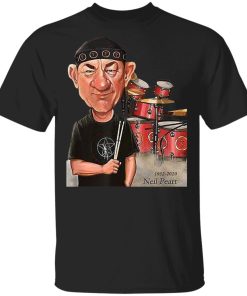 Neil Peart In Loving Memory Drummer Legend Cartoon RIP T-Shirt