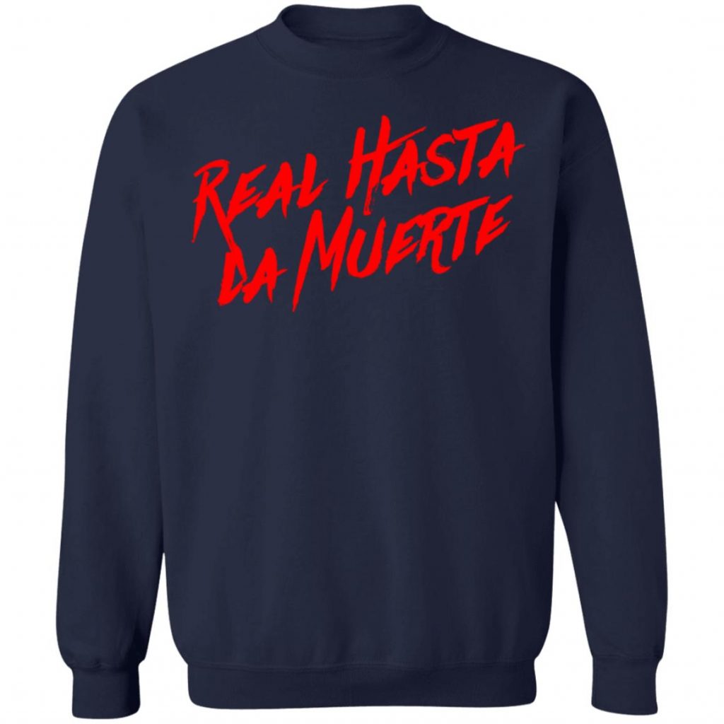 Anuel Aa Merch Real Hasta La Muerte Black Hoodie Tipatee