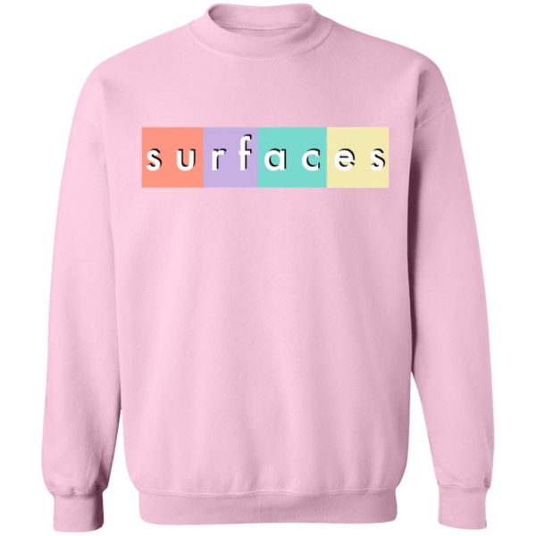 Surfaces Merch Multi-color Logo White Hoodie