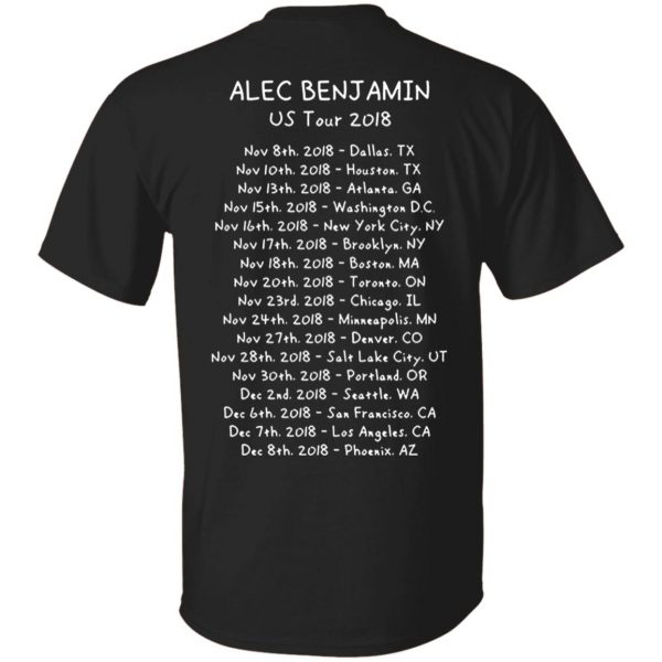 Alec Benjamin Merch US Tour Tee