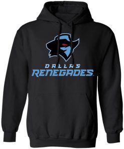 Xfl Merch Dallas Renegades Logo Hoodie Black