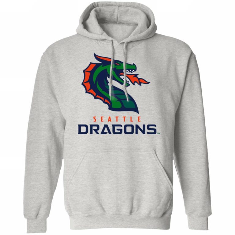 Xfl Merch Seattle Dragons Official Team Logo T-Shirt - Tipatee