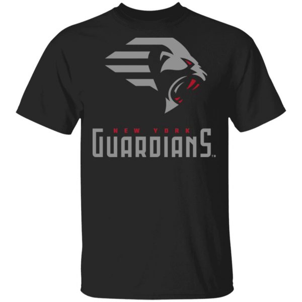 Xfl Merch New York Guardians Official Logo T-Shirt