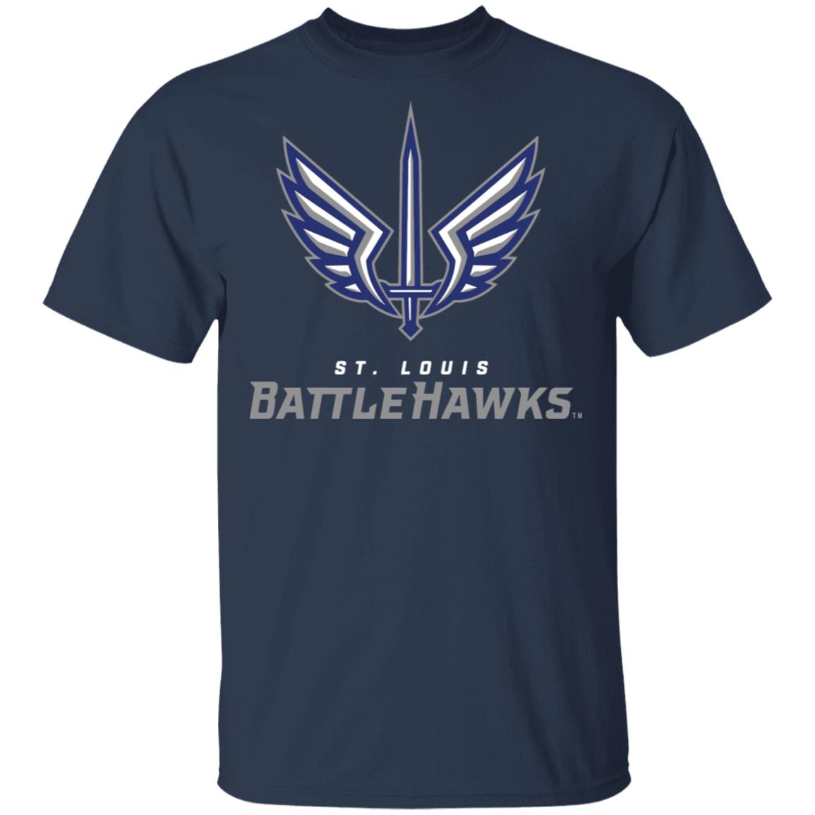 Xfl Merch St Louis BattleHawks Official Team Logo T-Shirt - Tipatee