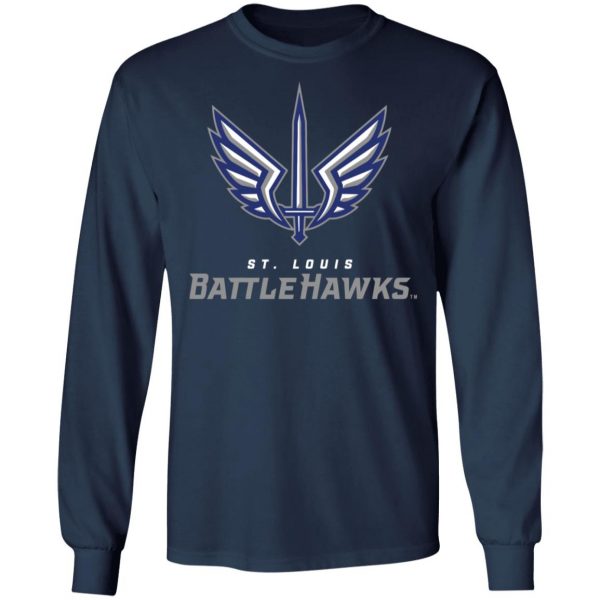Xfl Merch St Louis BattleHawks Official Team Logo T-Shirt