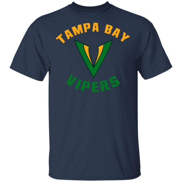 Xfl Merch Tampa Bay Vipers Black Shirt