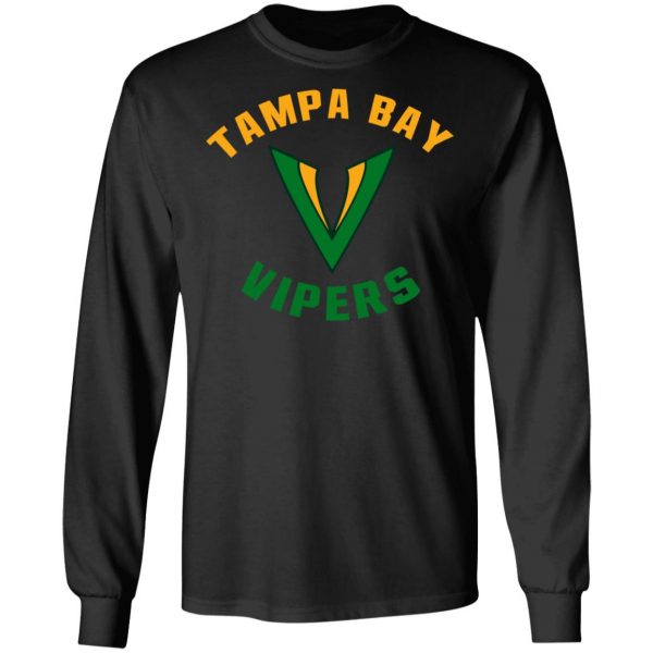 Xfl Merch Tampa Bay Vipers Black Shirt
