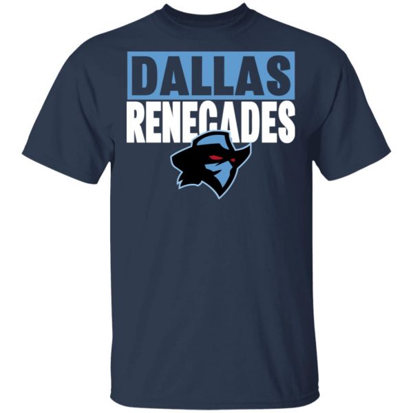Xfl Merch Dallas Renegades Long Sleeve Shirt