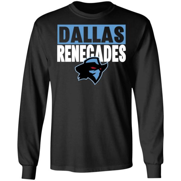 Xfl Merch Dallas Renegades Long Sleeve Shirt