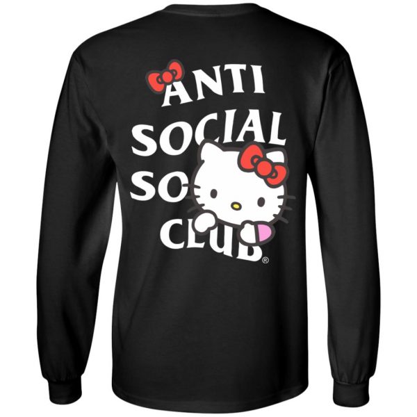 Anti Social Social Club Hello Kitty Hoodie Black