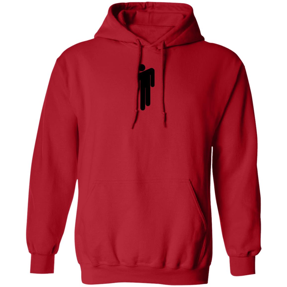 billie eilish hoodie red