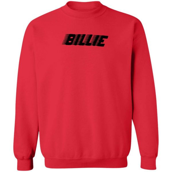 Billie eilish t shirt racer logo red t-shirt