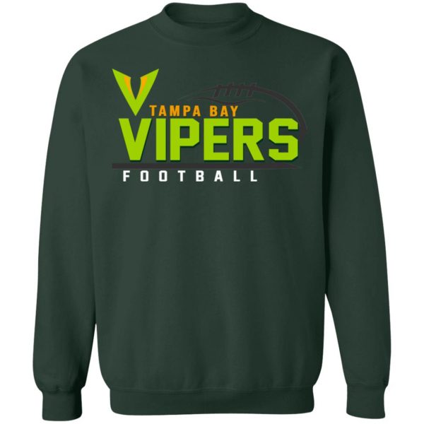 Xfl Merch Tampa Bay Vipers Prime Time Team Color T-Shirt