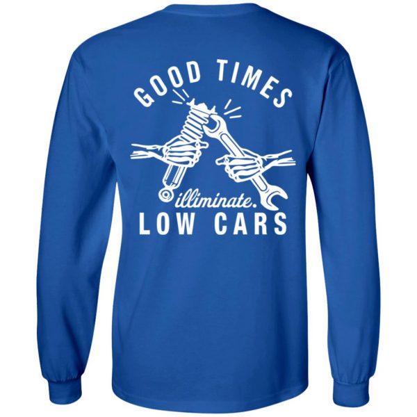 Illiminate Merch Good Times Low Cars Hoodie Black