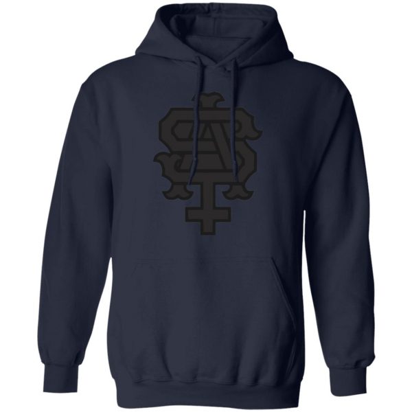 The Acacia Strain Merch Team Logo Charcoal Black Hoodie