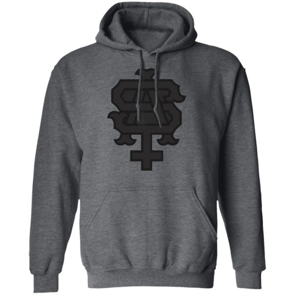 The Acacia Strain Merch Team Logo Charcoal Black Hoodie