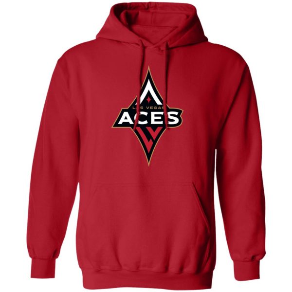 Wnba Hoodie Men’s Las Vegas Aces Black Primary Logo Hoodie