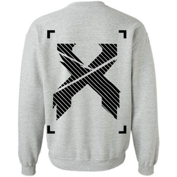 Excision Merch Excision Sliced Logo Long Sleeve Tee White