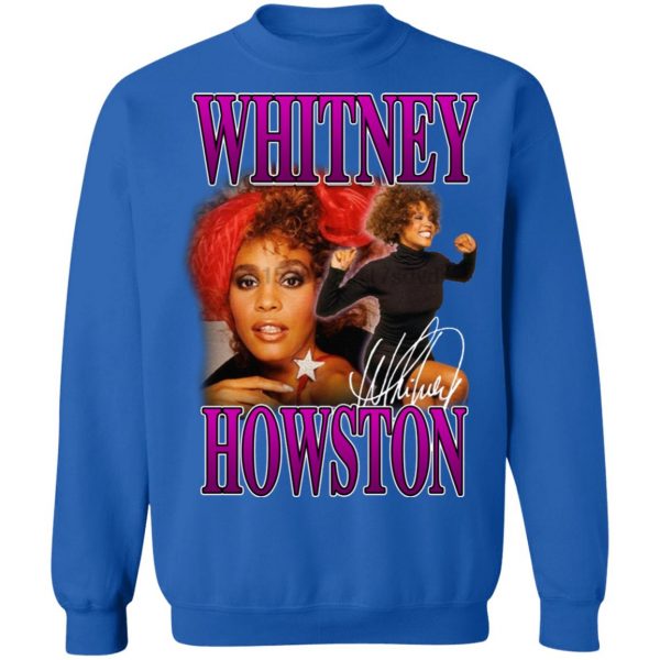 Whitney Houston T Shirt 90’s Homage Black T-Shirt