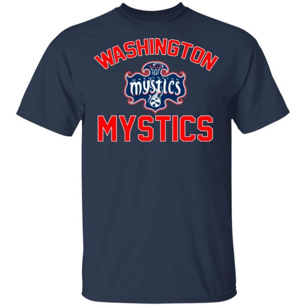 Wnba Hoodie Washington Mystics Logo Navy Hoodie