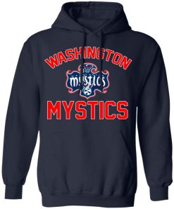 Wnba Hoodie Washington Mystics Logo Navy Hoodie