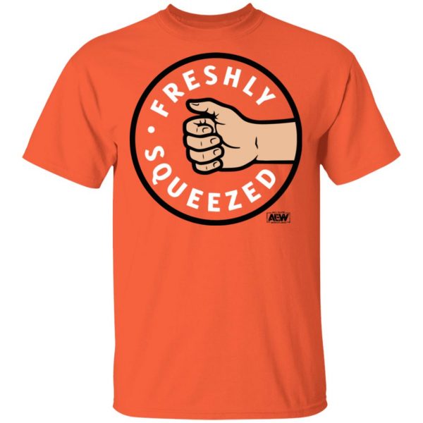 Aew Merch All Elite Wrestling Orange Cassidy Freshly Squeezed Shirt