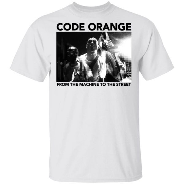 Code Orange Merch Machine Streets Tee On White