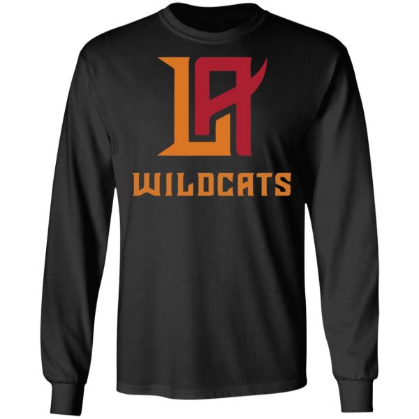 Xfl Merch Los Angeles Wildcats Official Team Logo T-Shirt