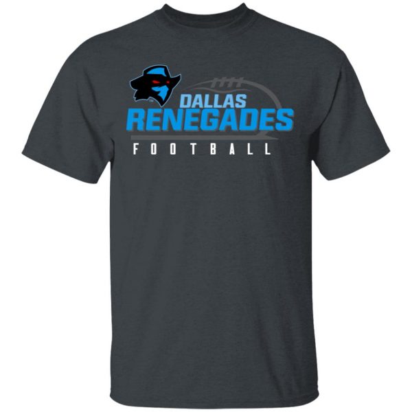 Xfl Merch Dallas Renegades Prime Time Team Color T-Shirt