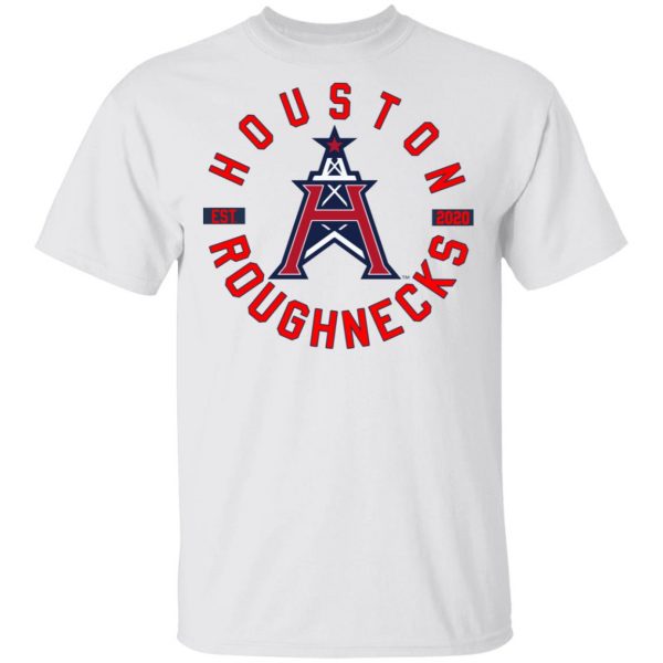 Xfl Merch Houston Roughnecks Est 2020 T-Shirt