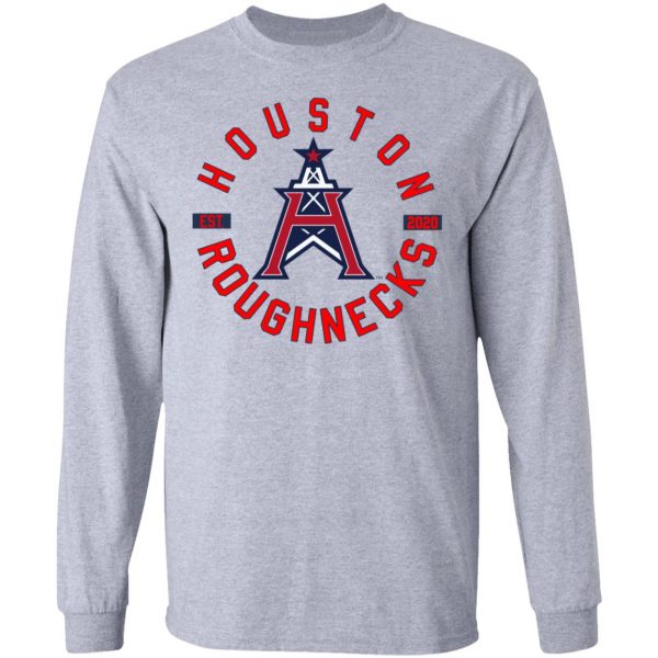 Xfl Merch Houston Roughnecks Est 2020 T-Shirt