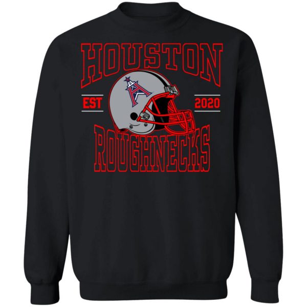 Xfl Merch Houston Roughnecks Helmet T-Shirt