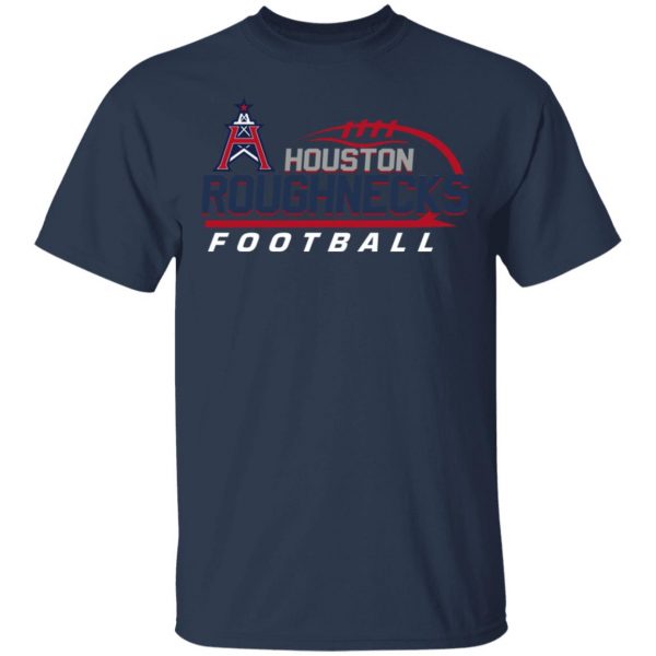Xfl Merch Houston Roughnecks Prime Time Team Color T-Shirt