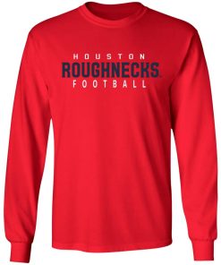 Xfl Merch Houston Roughnecks Sideline Long Sleeve Shirt